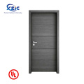 Wood Fire Doors Interior Solid Wood Swing Special Doors Composite Wood Modern Flush Full Set UL Hardware UL Standard 1.5H